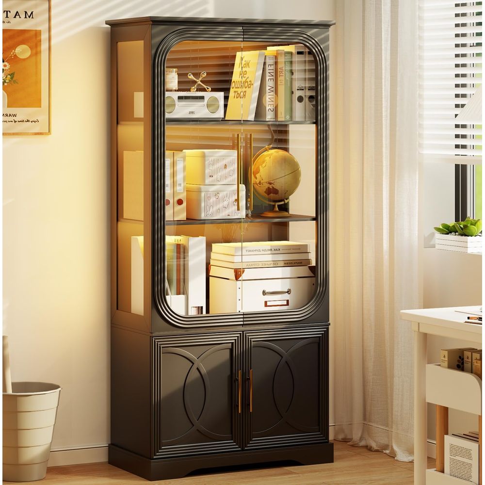 Home Lighting & Decor St Catharines On - 69 Tall Glass Display Cabinet with