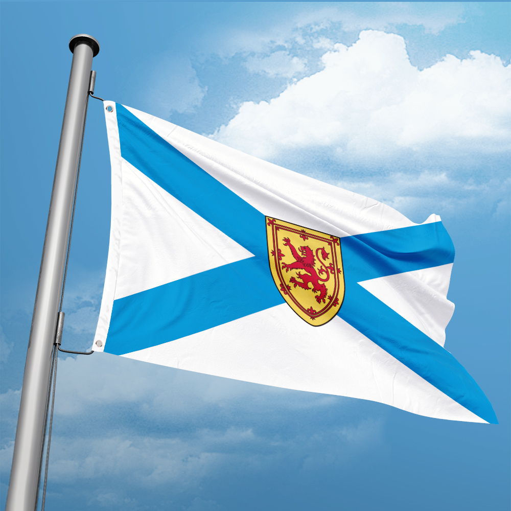 Nova Decor & Lighting Vase - Canada Flag of Nova Scotia 3ft