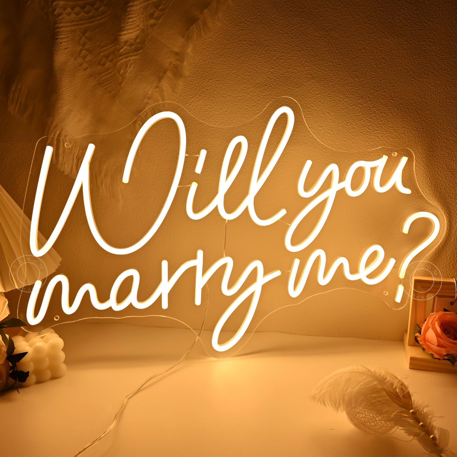 Lighting Decor Wedding - Will You Marry Me LED Neon