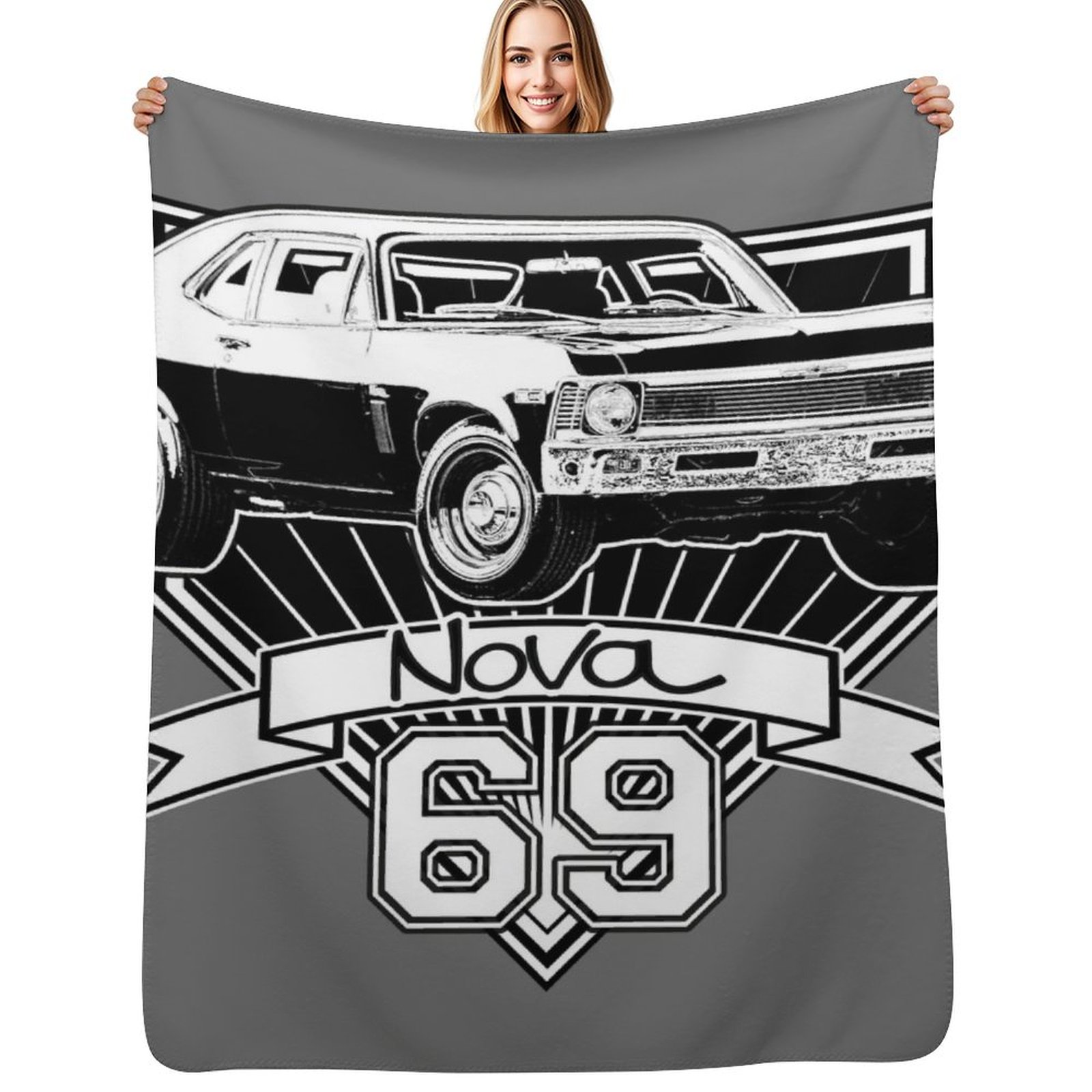 Nova Decor & Lighting Vase - 1969 Nova Throw Blanket Soft Home