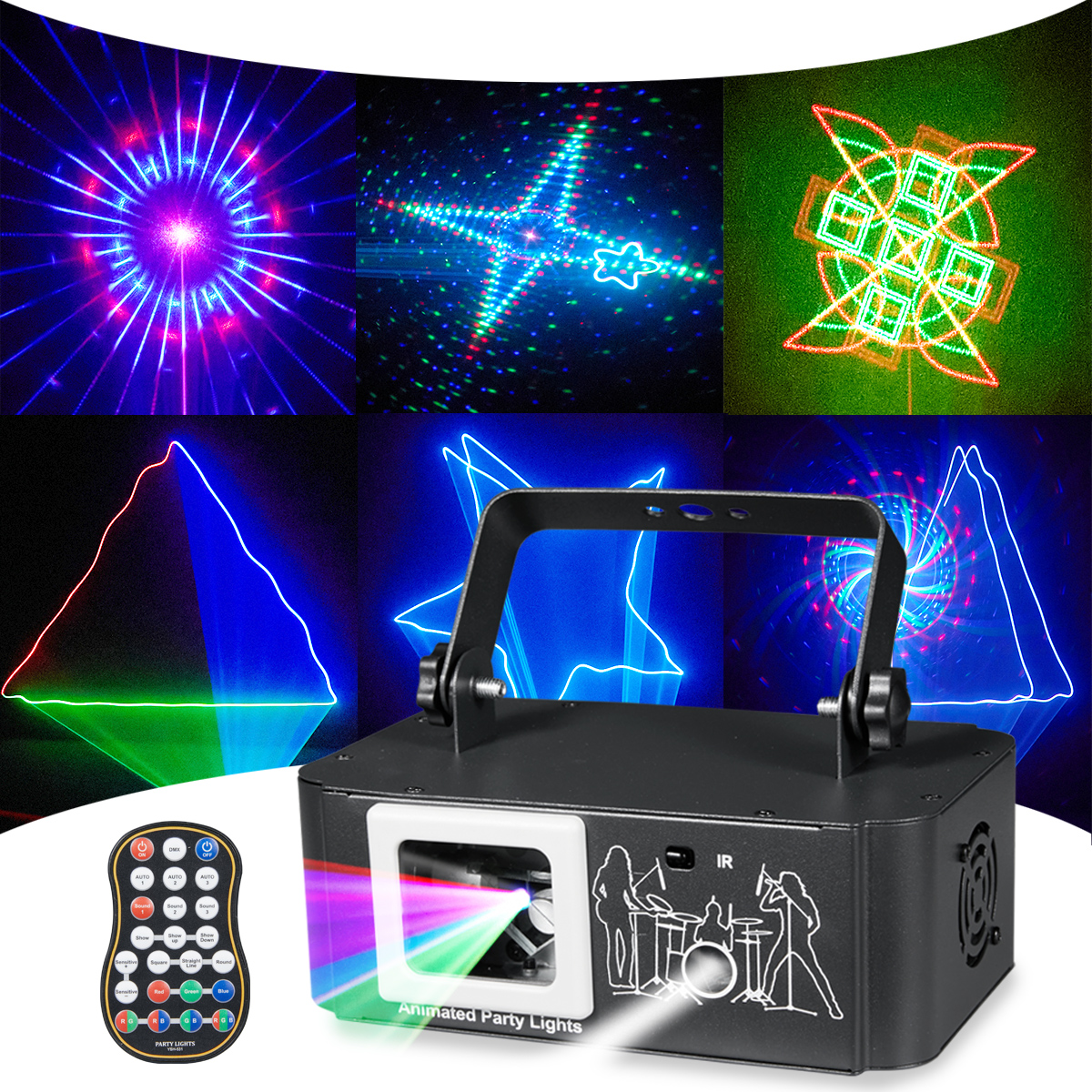 Home Decor Lighting Manufacturer - Wuzstar Manufacture RGB Sound Activated Wedding