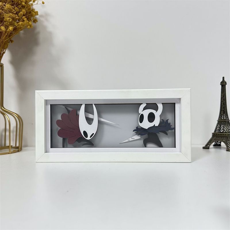 Lighting Room Decor Items - Hollow Knight Paper Cut Light Box