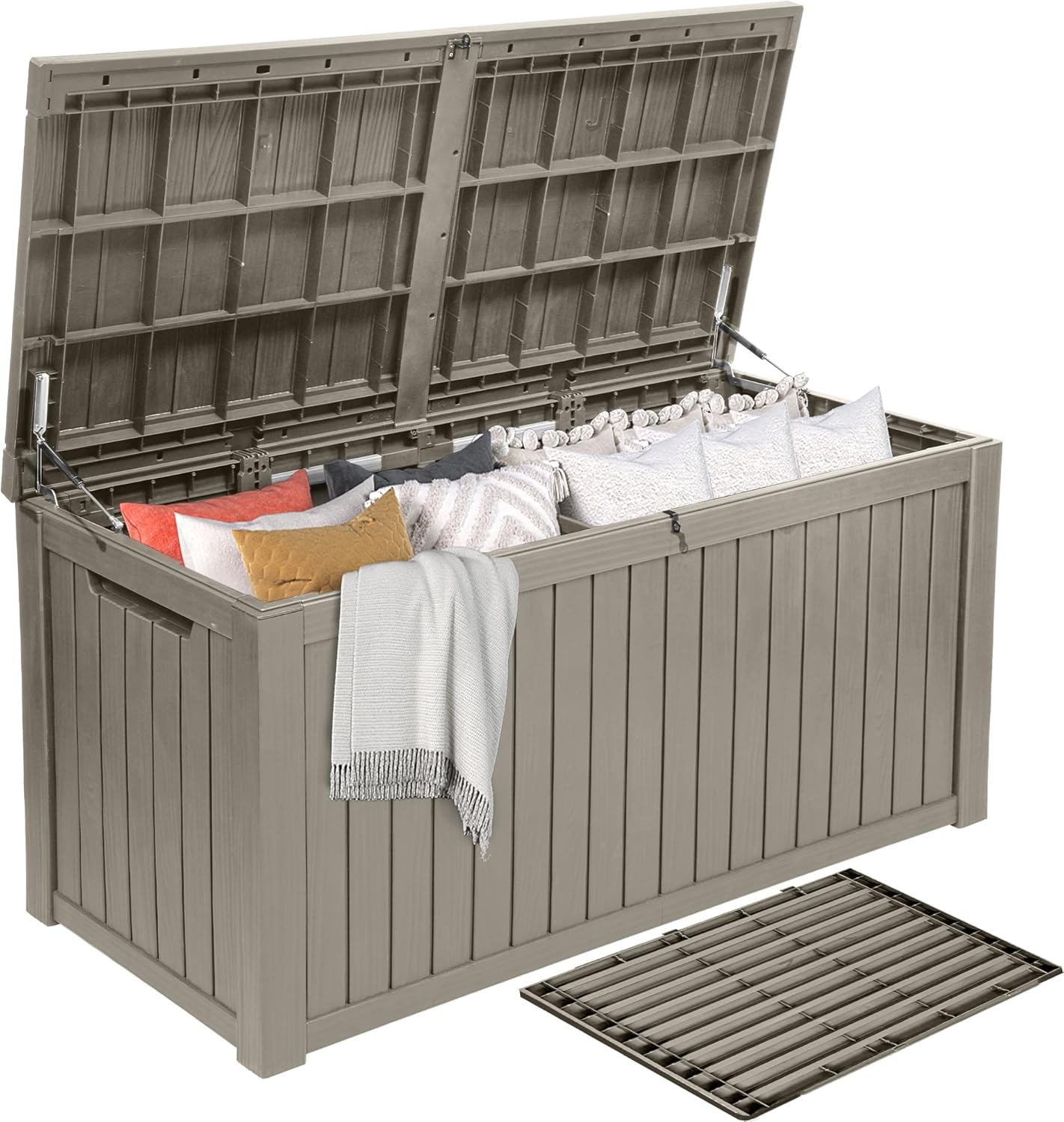 Furniture Lighting & Decor Magazine - 220 Gallon Extra-Large Patio Deck Box,