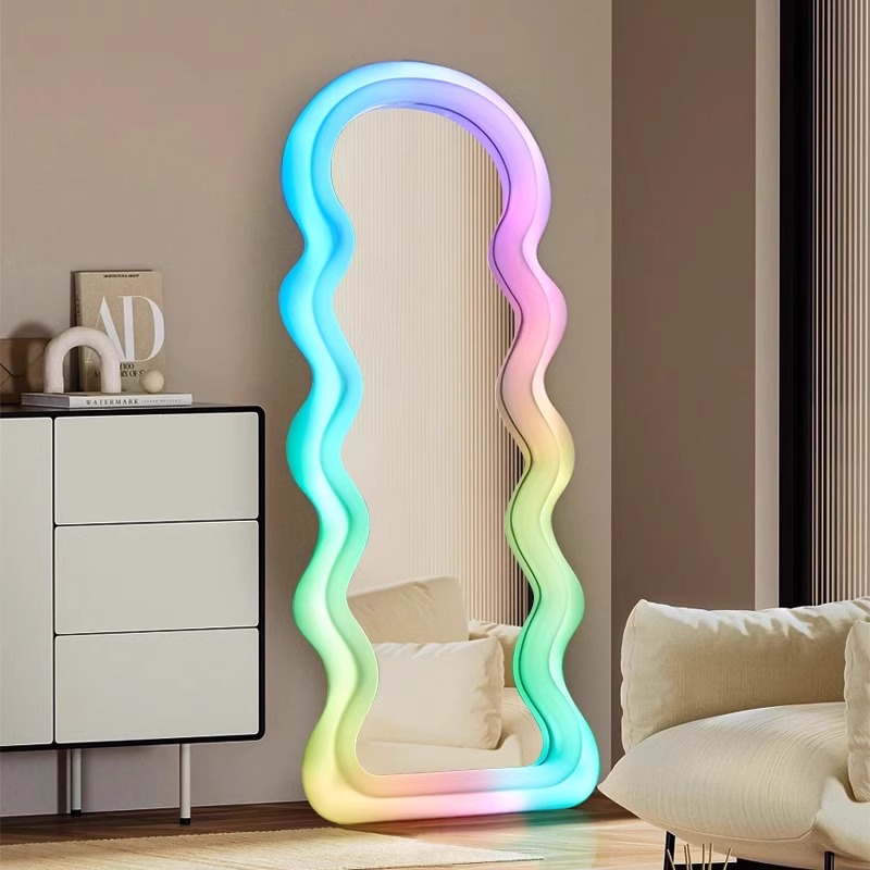 Furniture Lighting & Decor Magazine - Korean Style Light Mirror Wavy Light