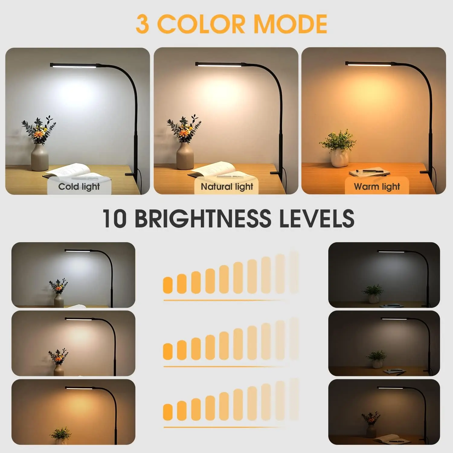 Flexible LED Desk Lamp With Cl - Home Lighting & Decor St Catharines On 评论和价格