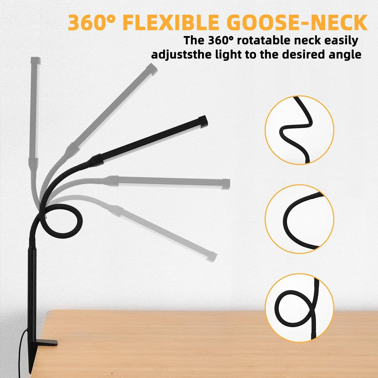 Flexible LED Desk Lamp With Cl - Home Lighting & Decor St Catharines On 评论和价格