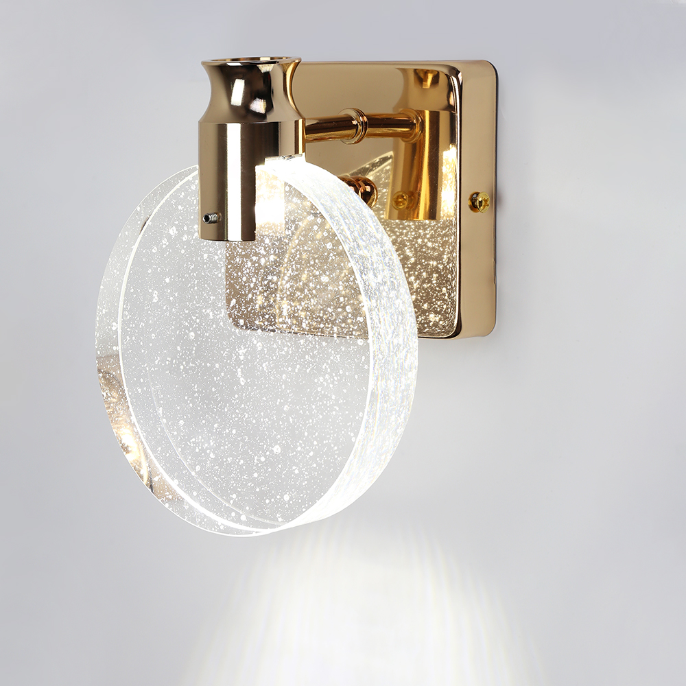 Modern Crystal Interior LED Wa - Lighting Room Decor Items 评论和价格