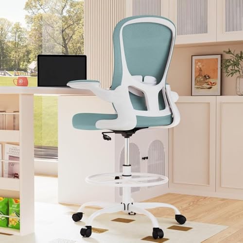 Light Blue Ergonomic Drafting  - Furniture Lighting & Decor Magazine 评论和价格