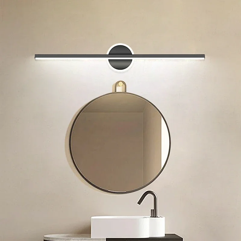 Modern LED Mirror Lamp 40/55cm - Foyer Lighting Wall Decor 评论和价格
