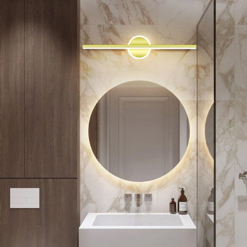 Modern LED Mirror Front Lights - Foyer Lighting Wall Decor 评论和价格