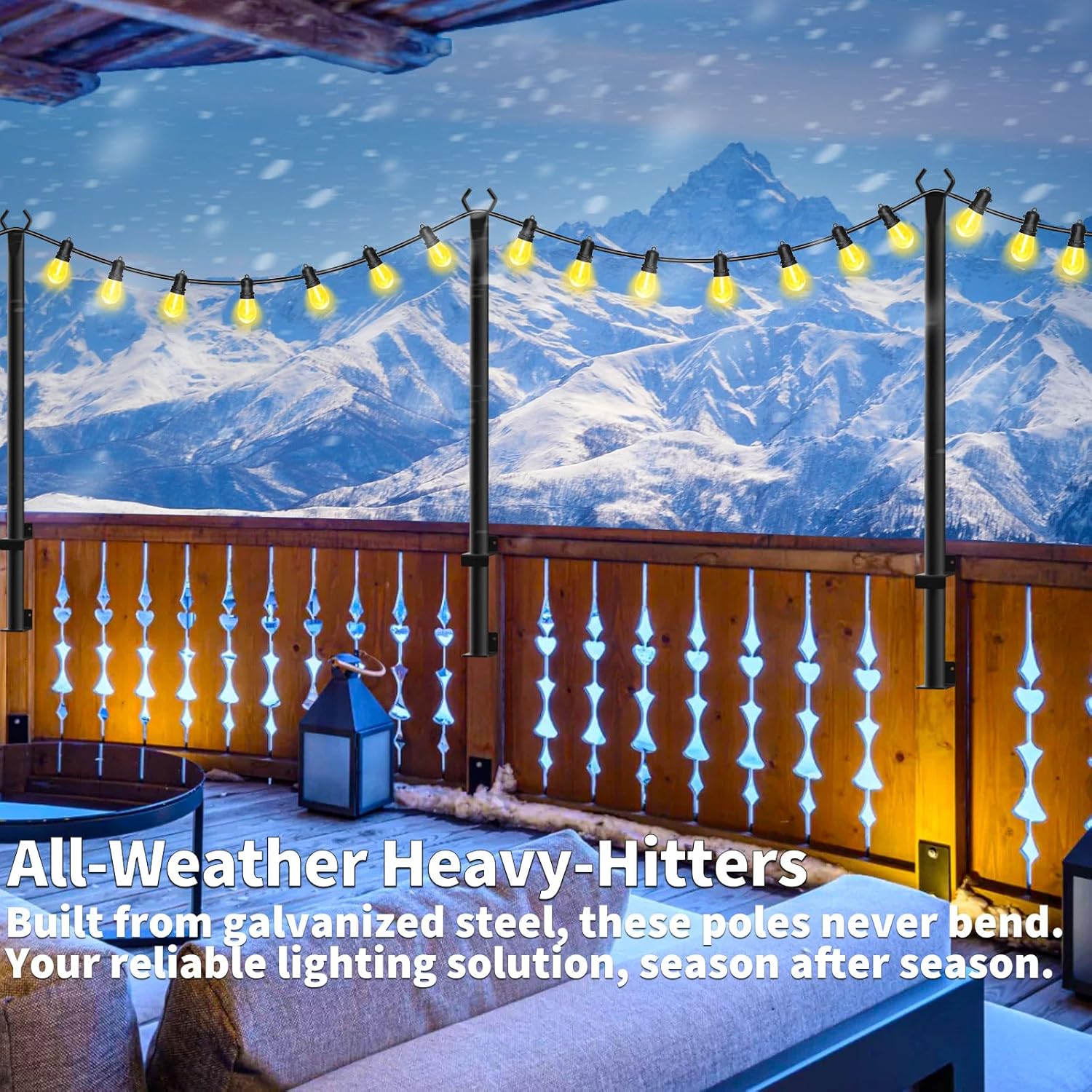 10 Pack 5 Ft Outdoor String Li - String Light Outdoor 评论和价格