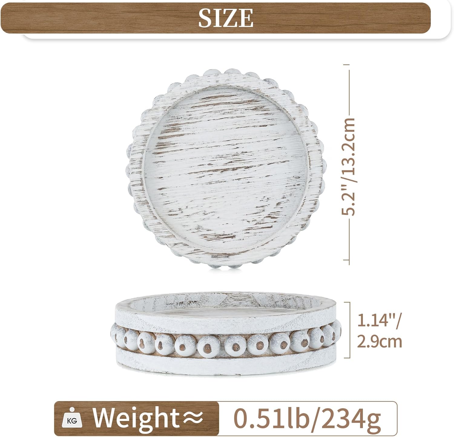 Wooden Candle Holder for Pilla - Candle Holder Set 评论和价格
