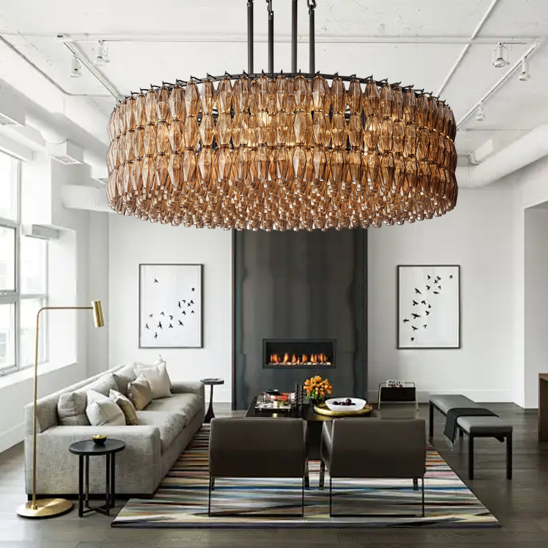 Get This Wow Amber Glass Chand - Lighting Decor Wow 评论和价格