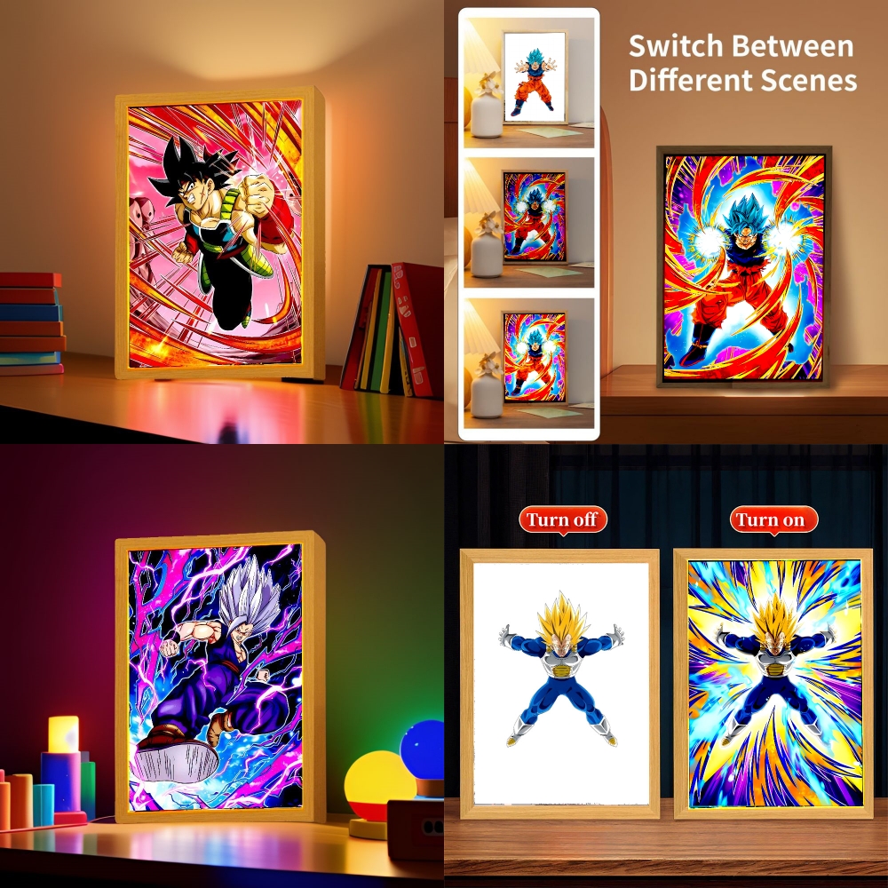 Dragon Ball Z Anime Figure Lig - Lighting Room Decor Items 评论和价格