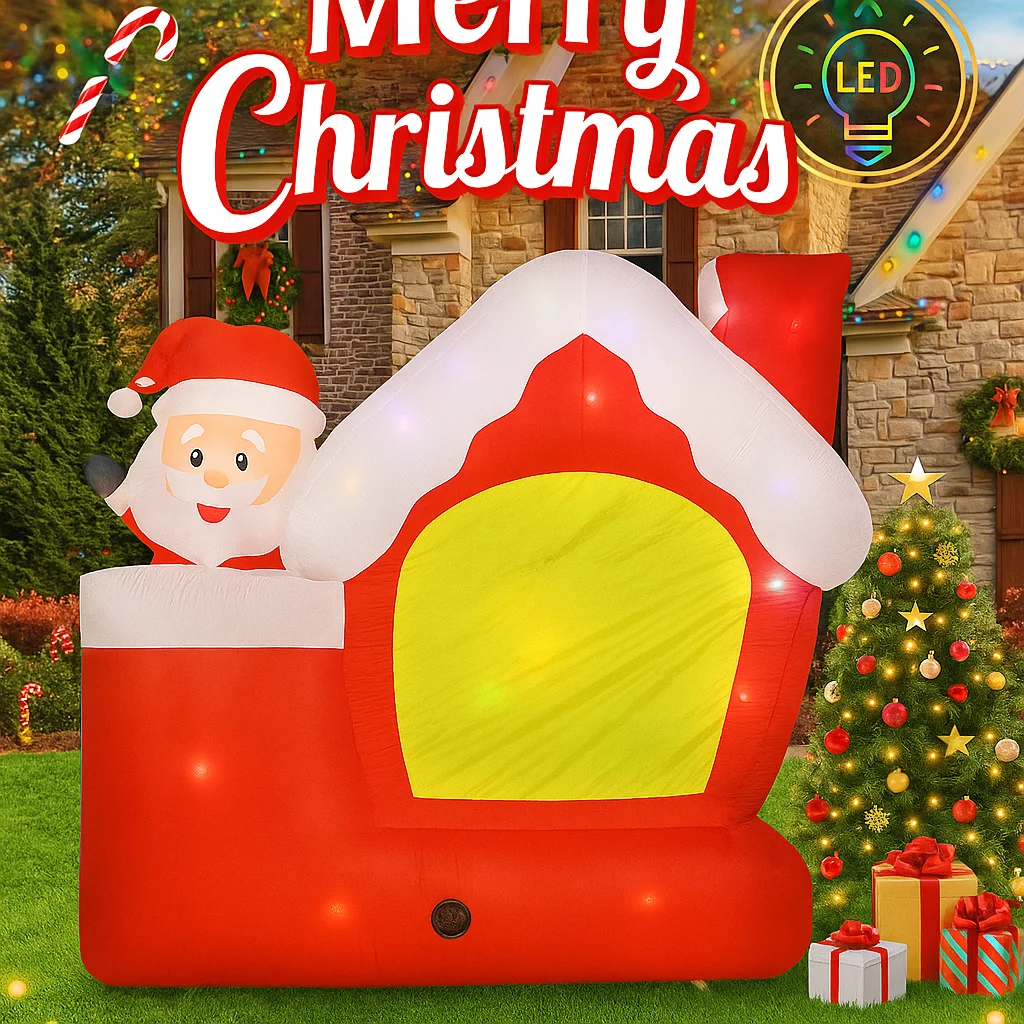 7FT Giant Holiday Lighting Wit - Santa'S Elves Holiday Lighting & Decor Llc 评论和价格