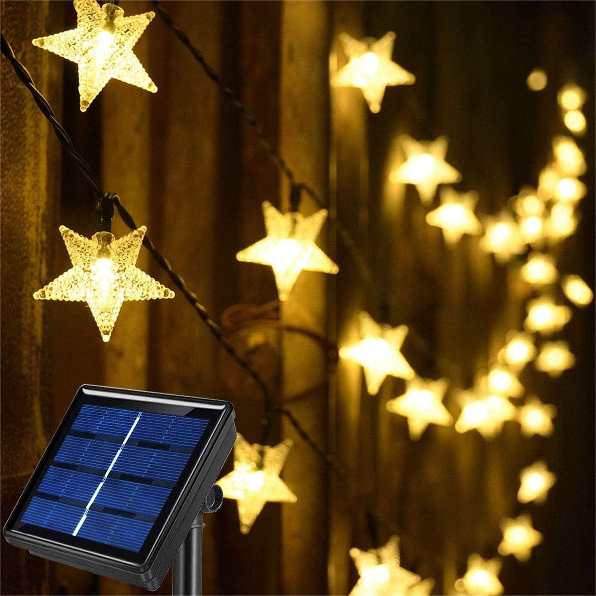 50ft 120 LED Solar Star Fairy  - String Light Outdoor 评论和价格