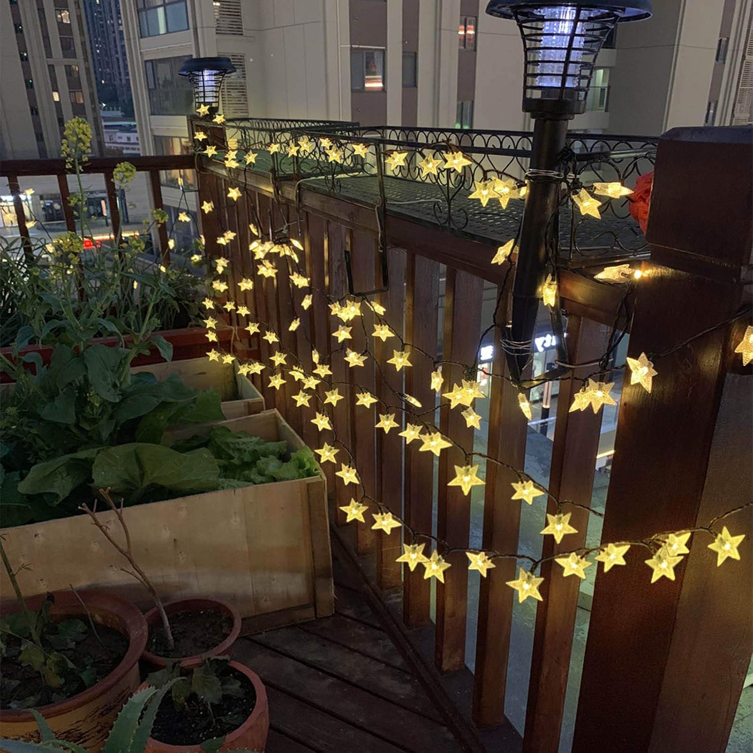 50ft 120 LED Solar Star Fairy  - String Light Outdoor 评论和价格