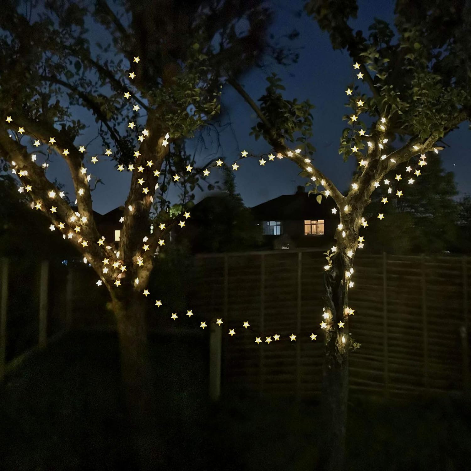 50ft 120 LED Solar Star Fairy  - String Light Outdoor 评论和价格