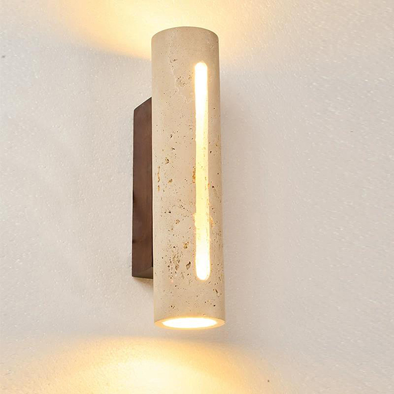 Yellow Travertine Wall Light S - Decor Lighting Cy 评论和价格