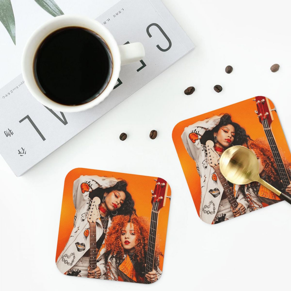 Nova Twins Coasters PVC Leathe - Nova Decor & Lighting Vase 评论和价格