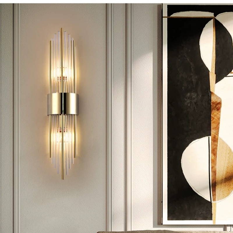 Modern Luxury Crystal Wall Lam - Foyer Lighting Wall Decor 评论和价格