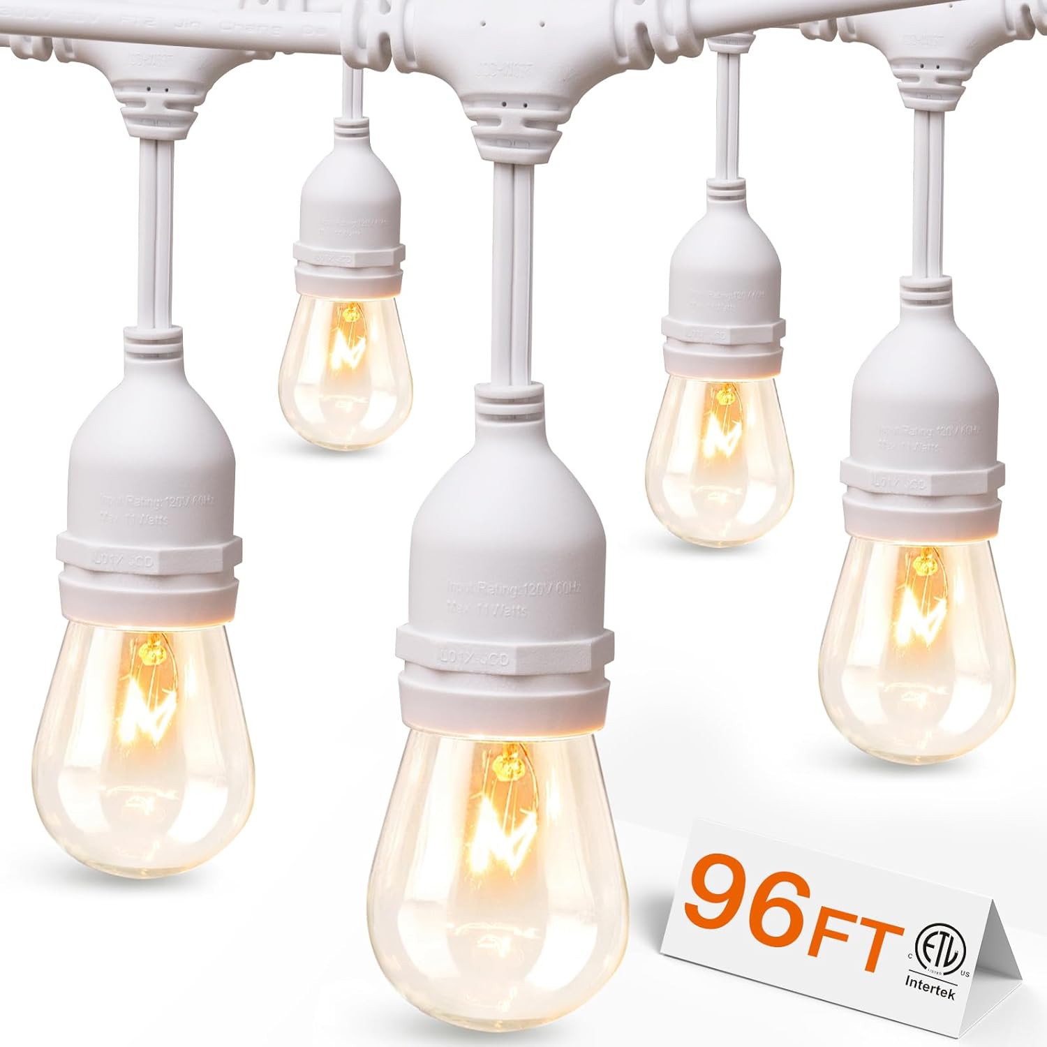 96FT Outdoor String Lights, 36 - String Light Outdoor 评论和价格