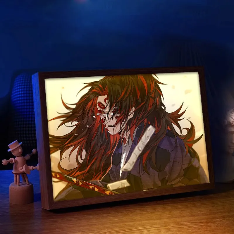 Demon Slayer Action Figures Li - Lighting Room Decor Photo 评论和价格
