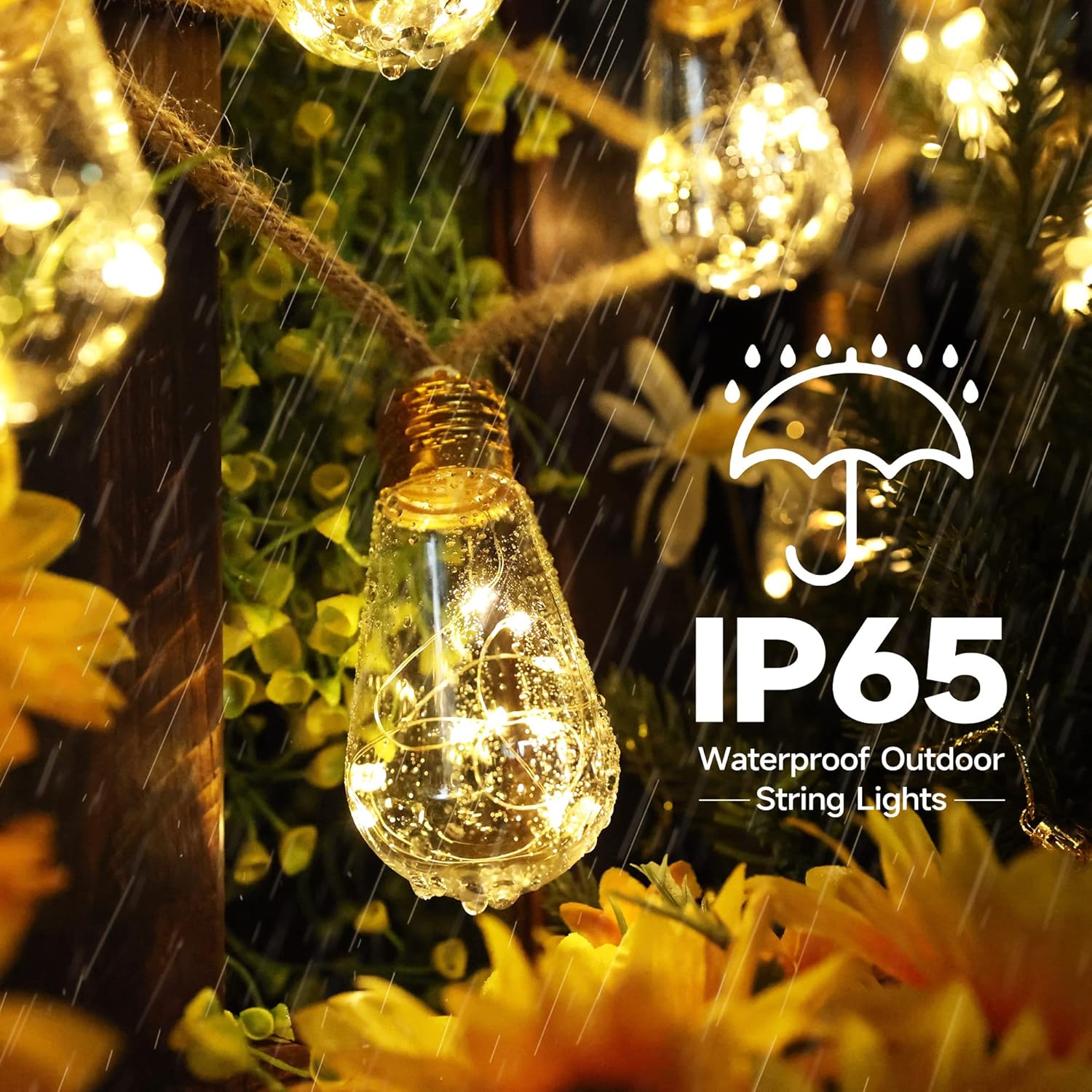 Solar Outdoor String Lights 20 - String Light Outdoor 评论和价格