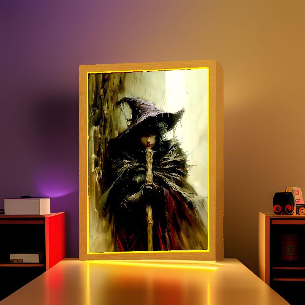 Anime Figure Light Painting Ph - Lighting Room Decor Photo 评论和价格