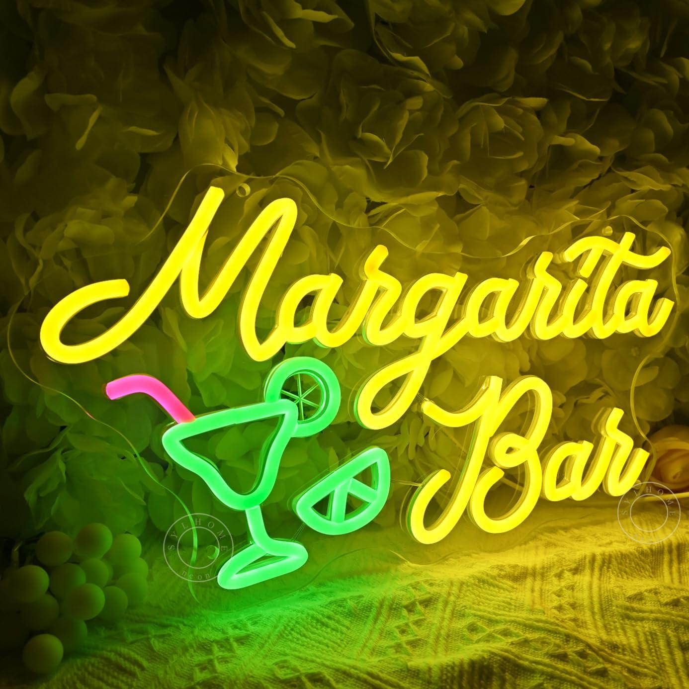Margarita Bar Neon Sign Dimmab - Lighting Decor Wedding 评论和价格