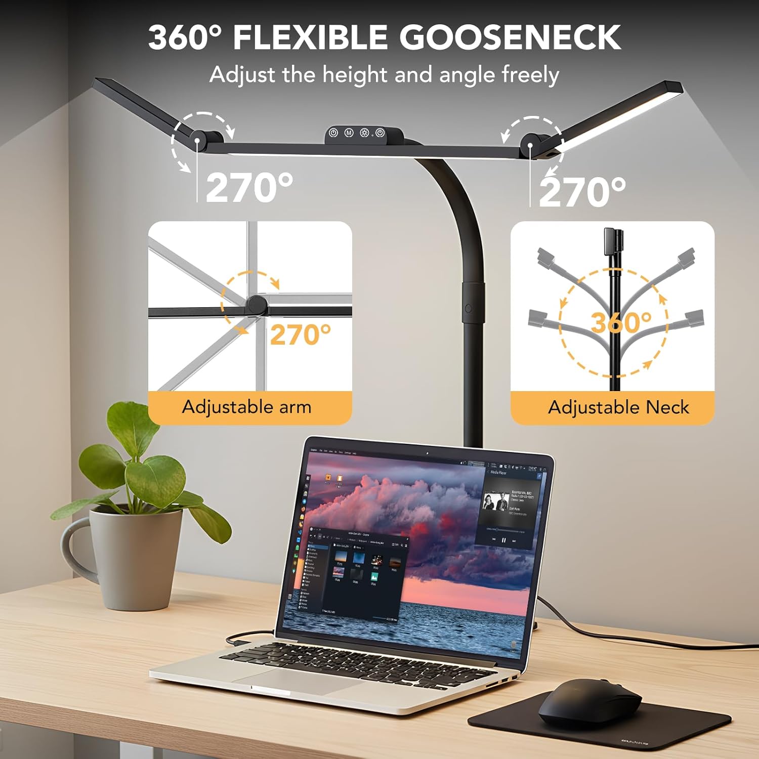 Adjustable LED Desk Lamp with  - Home Lighting & Decor St Catharines On 评论和价格