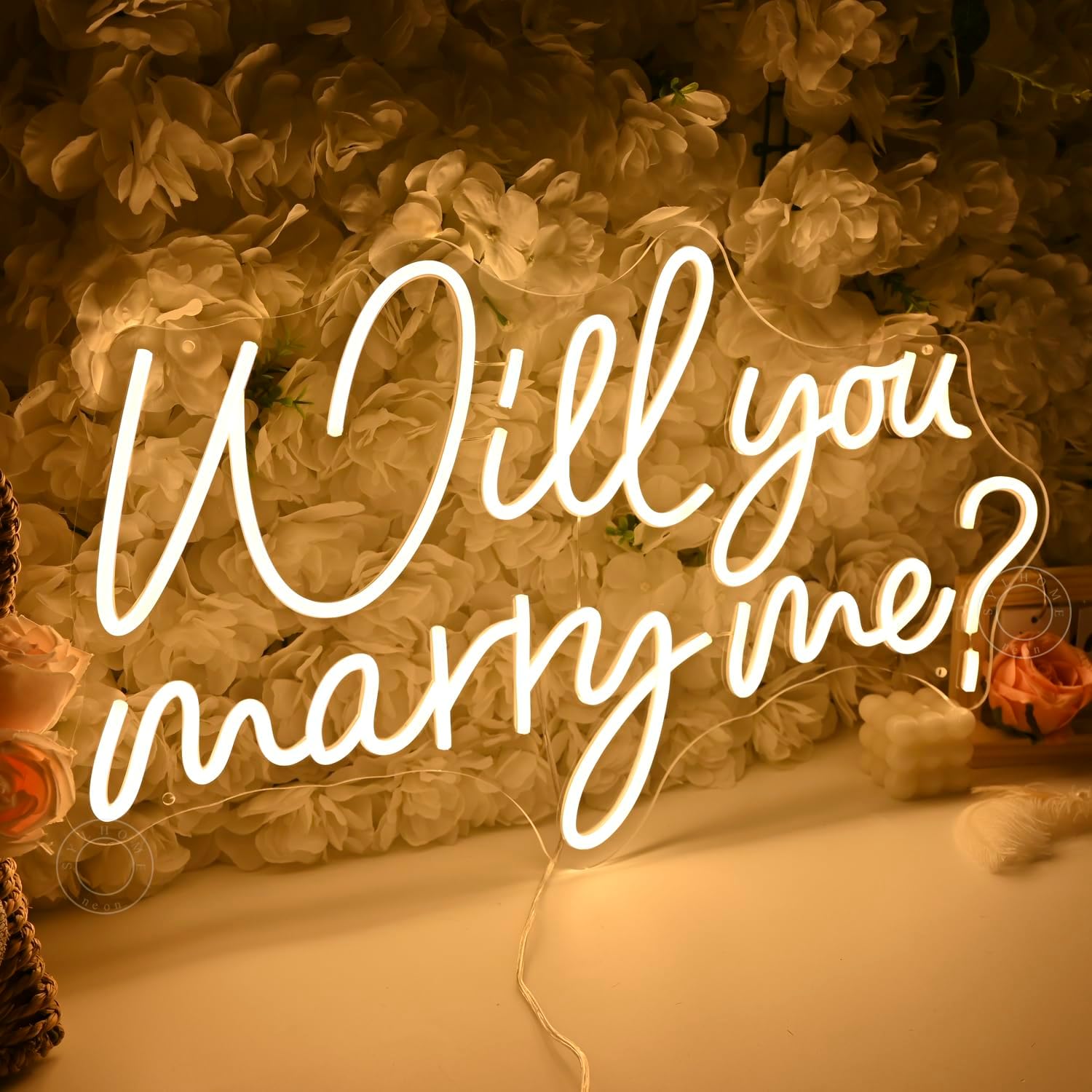 Will You Marry Me LED Neon Lig - Lighting Decor Wedding 评论和价格