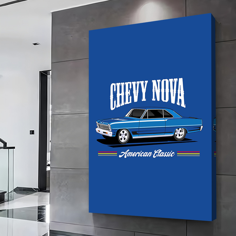Chevy Nova Classic Cars Printi - Nova Decor & Lighting Vase 评论和价格