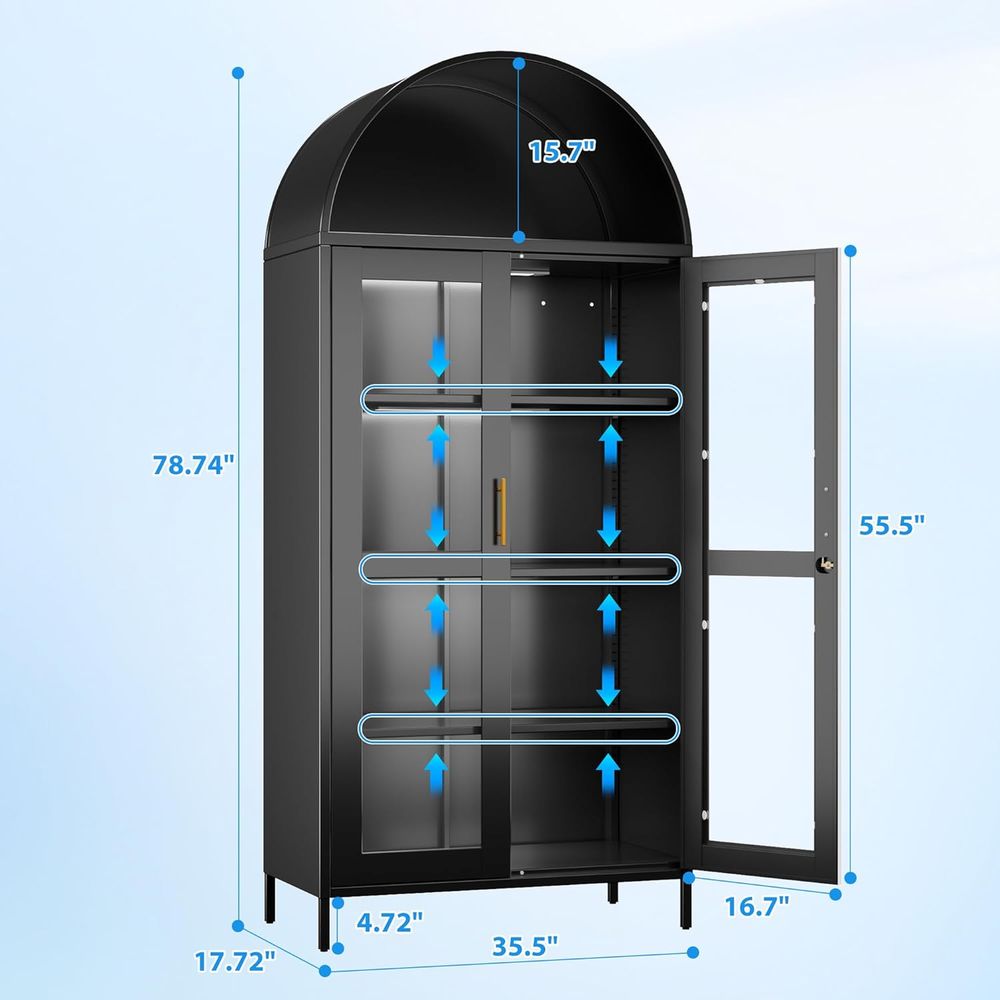 78.74 High Metal Arched Cabine - Home Lighting & Decor St Catharines On 评论和价格