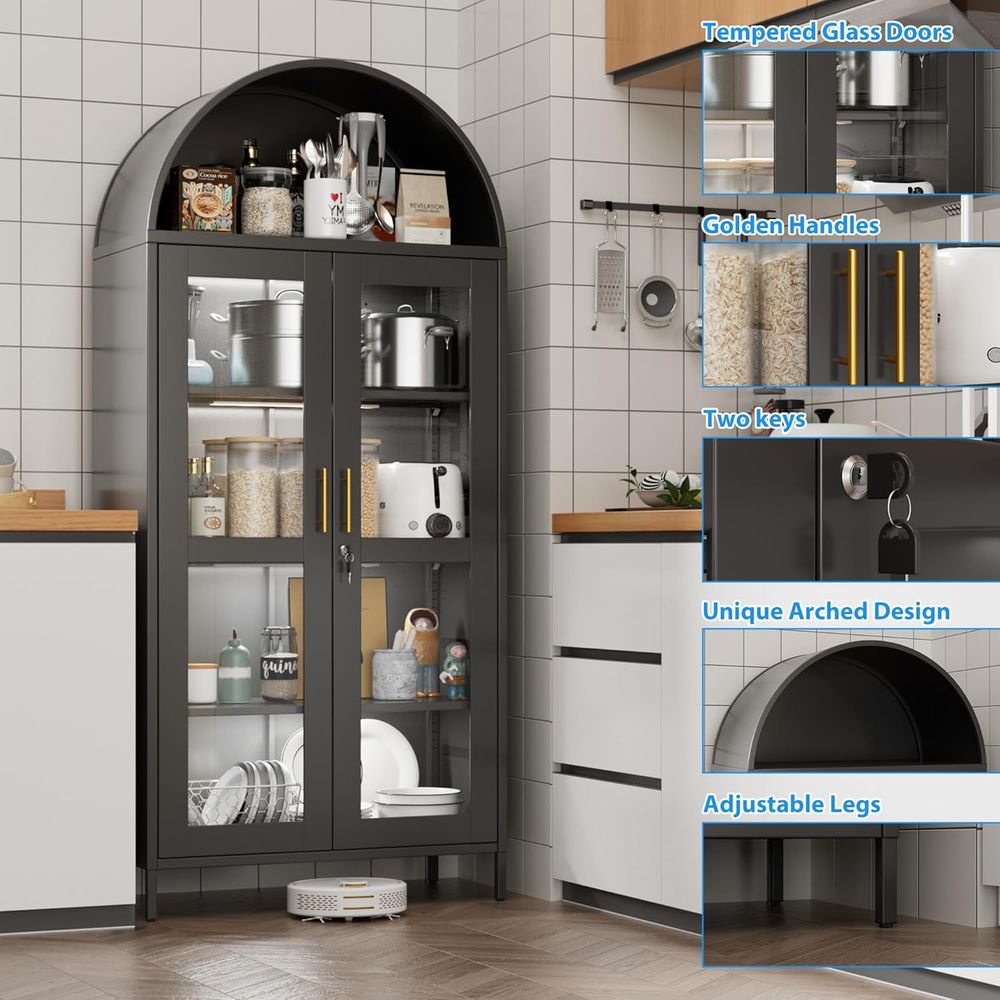 78.74 High Metal Arched Cabine - Home Lighting & Decor St Catharines On 评论和价格