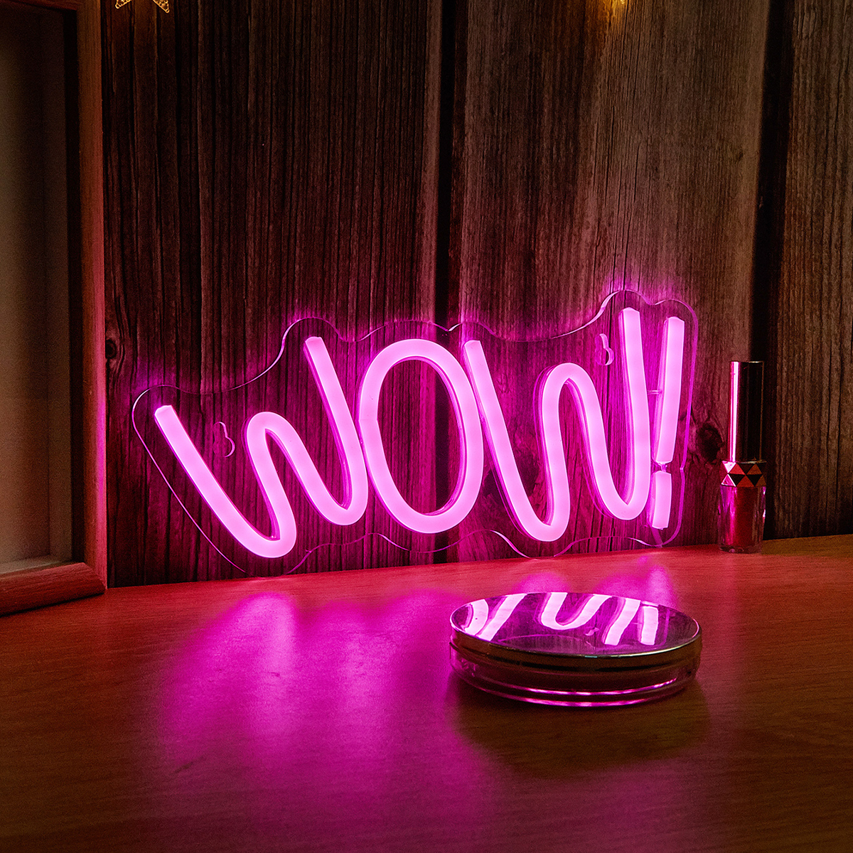Chi-buy LED Neon WOW USB Power - Lighting Decor Wow 评论和价格