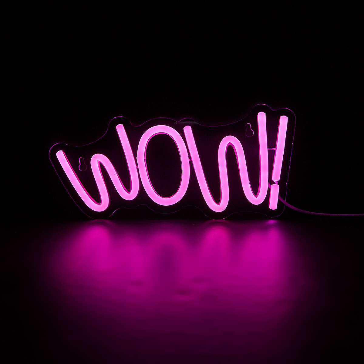 Chi-buy LED Neon WOW USB Power - Lighting Decor Wow 评论和价格