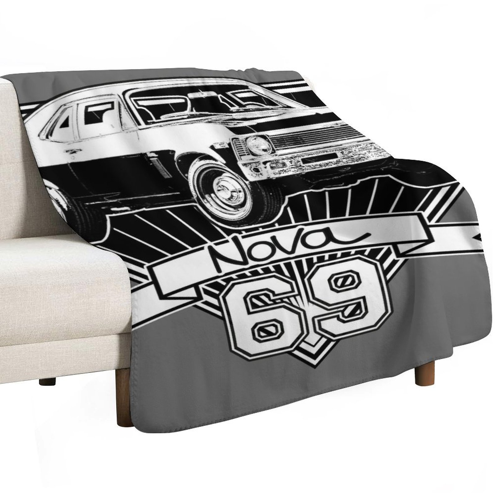 1969 Nova Throw Blanket Soft H - Nova Decor & Lighting Vase 评论和价格
