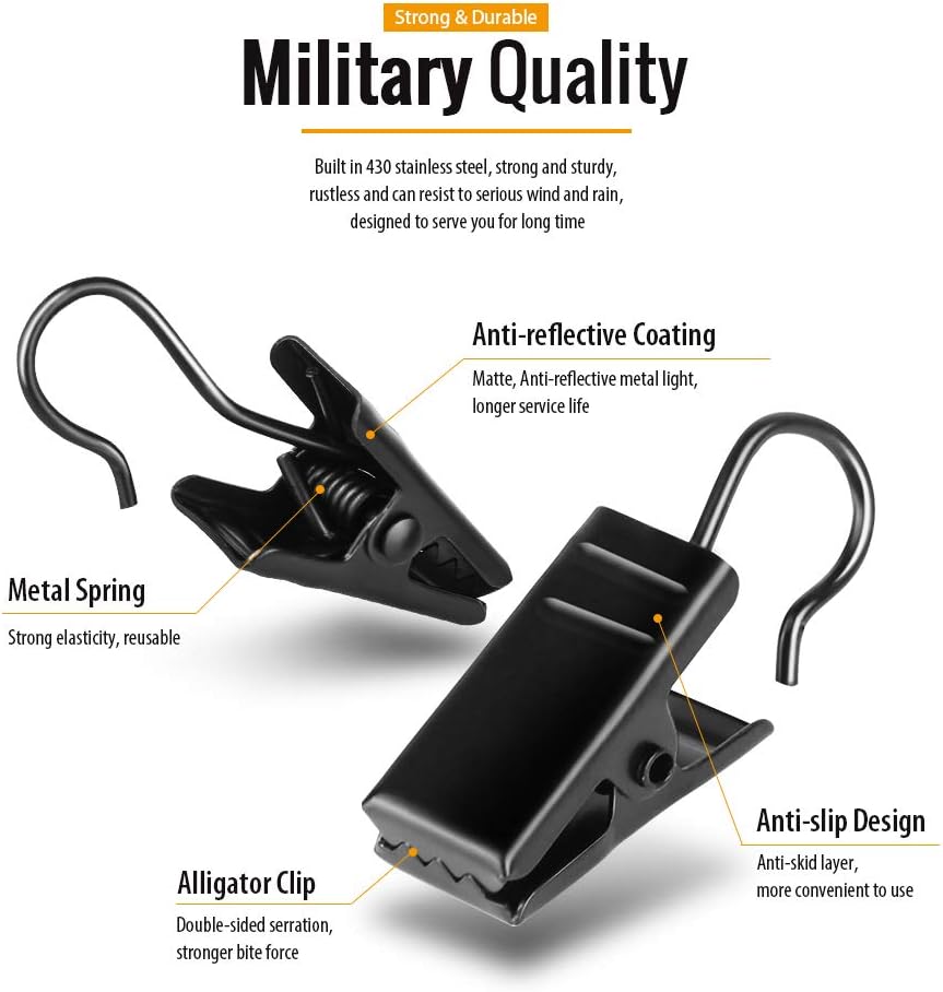 100 Pack Small Curtain Clips f - String Light Outdoor 评论和价格