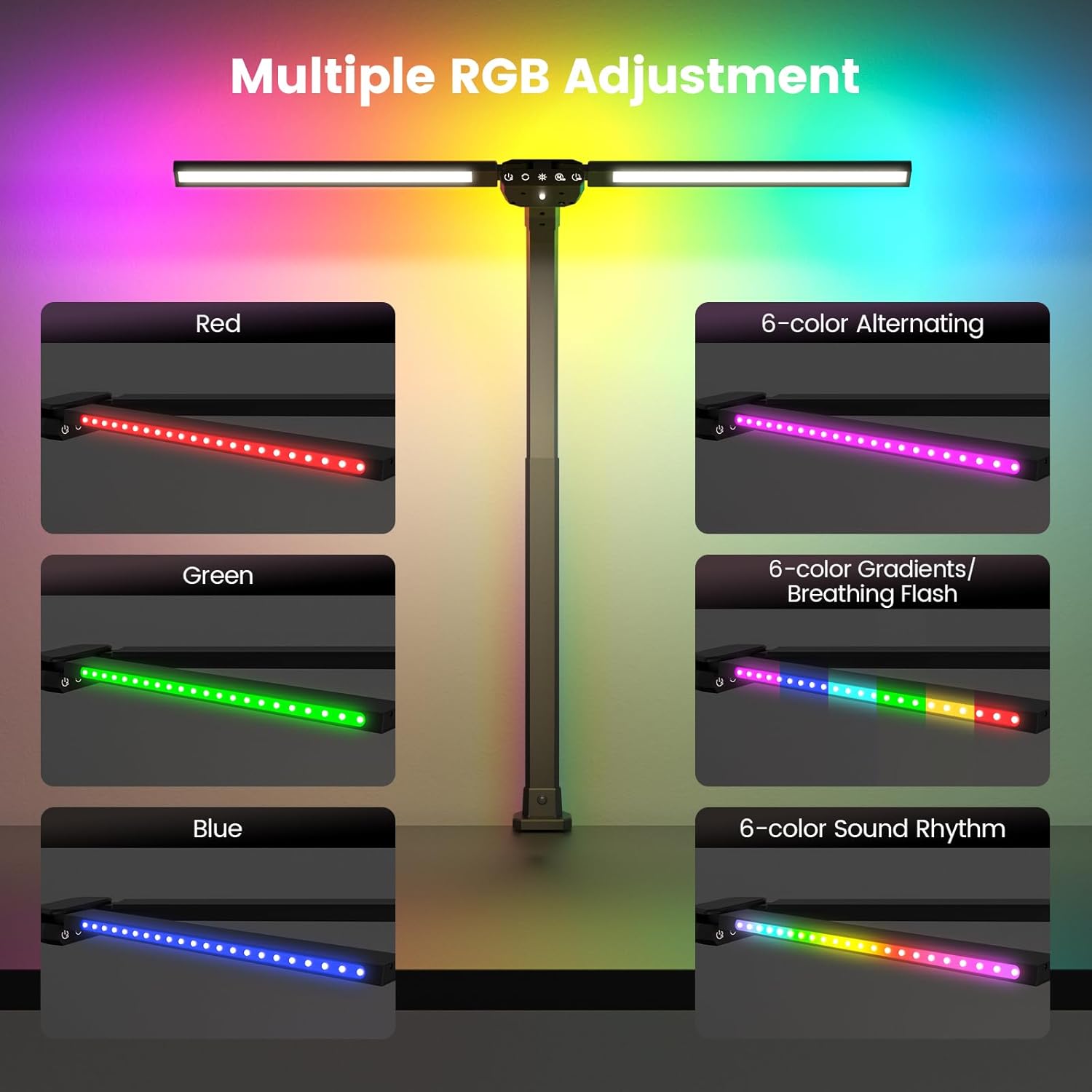 Upgraded RGB LED Desk Lamp wit - Home Lighting & Decor St Catharines On 评论和价格