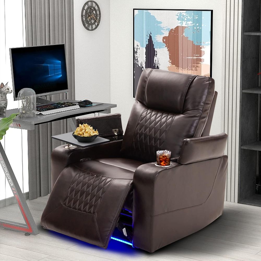 Brown Recliner Chair with USB  - Home Lighting & Decor St Catharines On 评论和价格