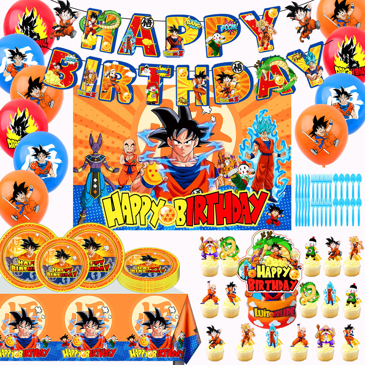 Dragon Ball Theme Party Suppli - Lighting Room Decor Items 评论和价格