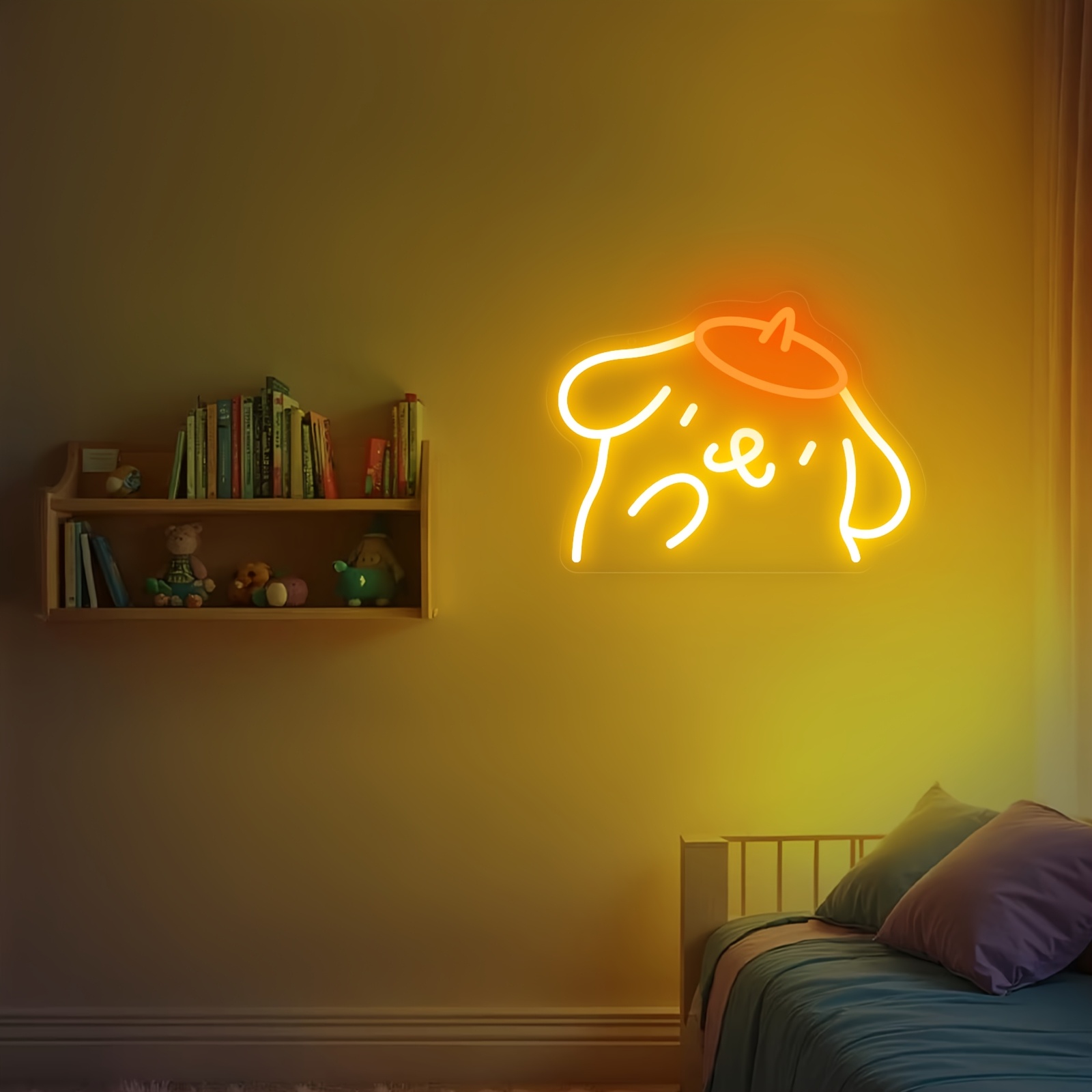 Pudding Dog Neon Sign USB Dimm - Lighting Room Decor Items 评论和价格