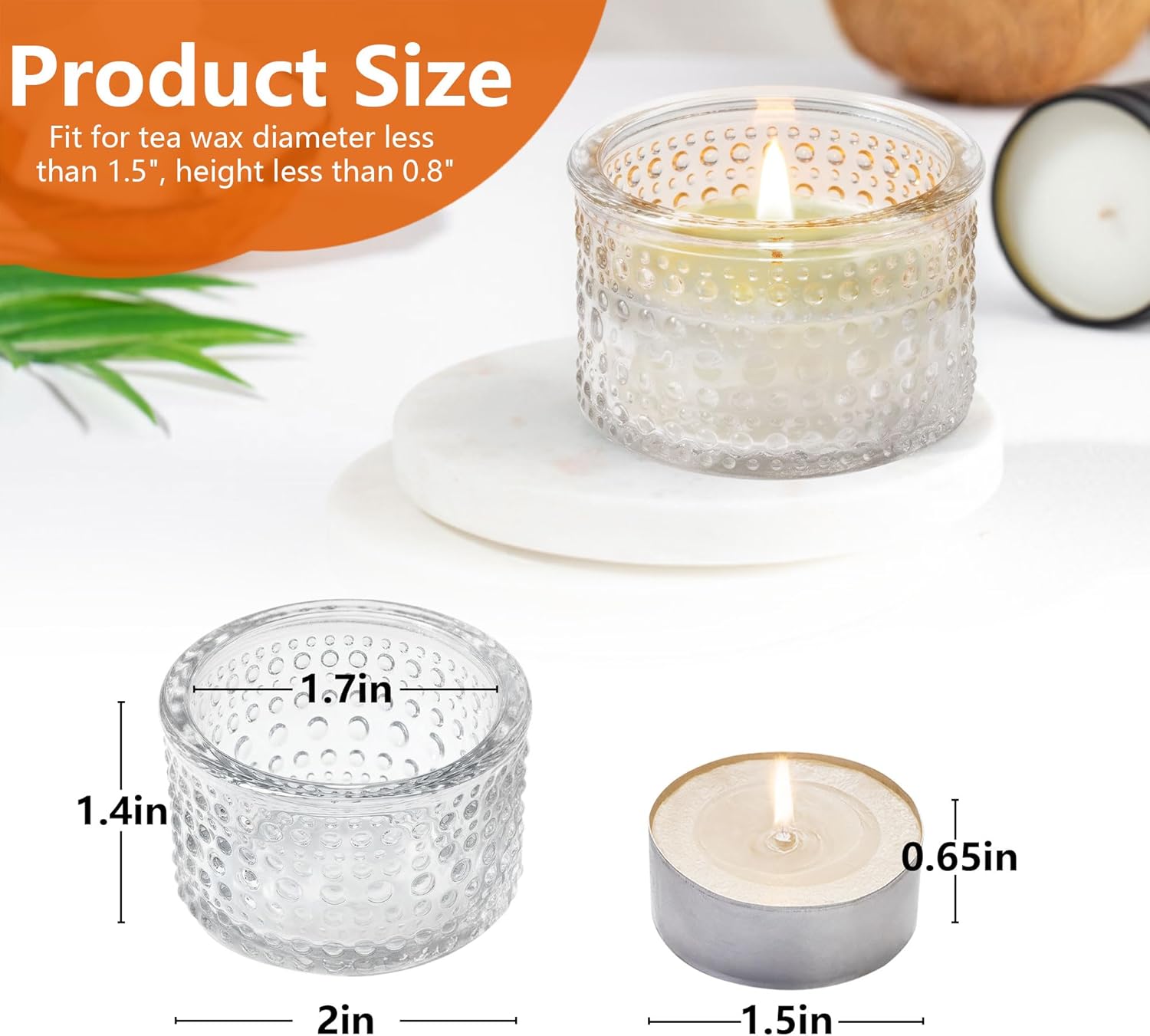 Clear Tealight Candle Holders  - Candle Holder Set 评论和价格