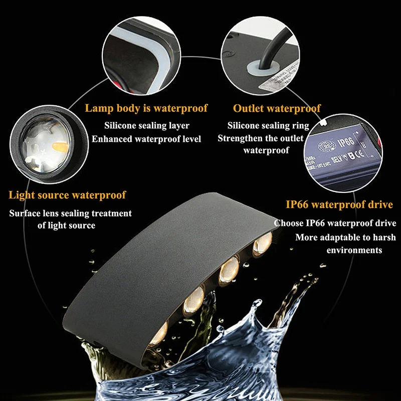 Led Wall Lamp Outdoor Lights W - Foyer Lighting Wall Decor 评论和价格