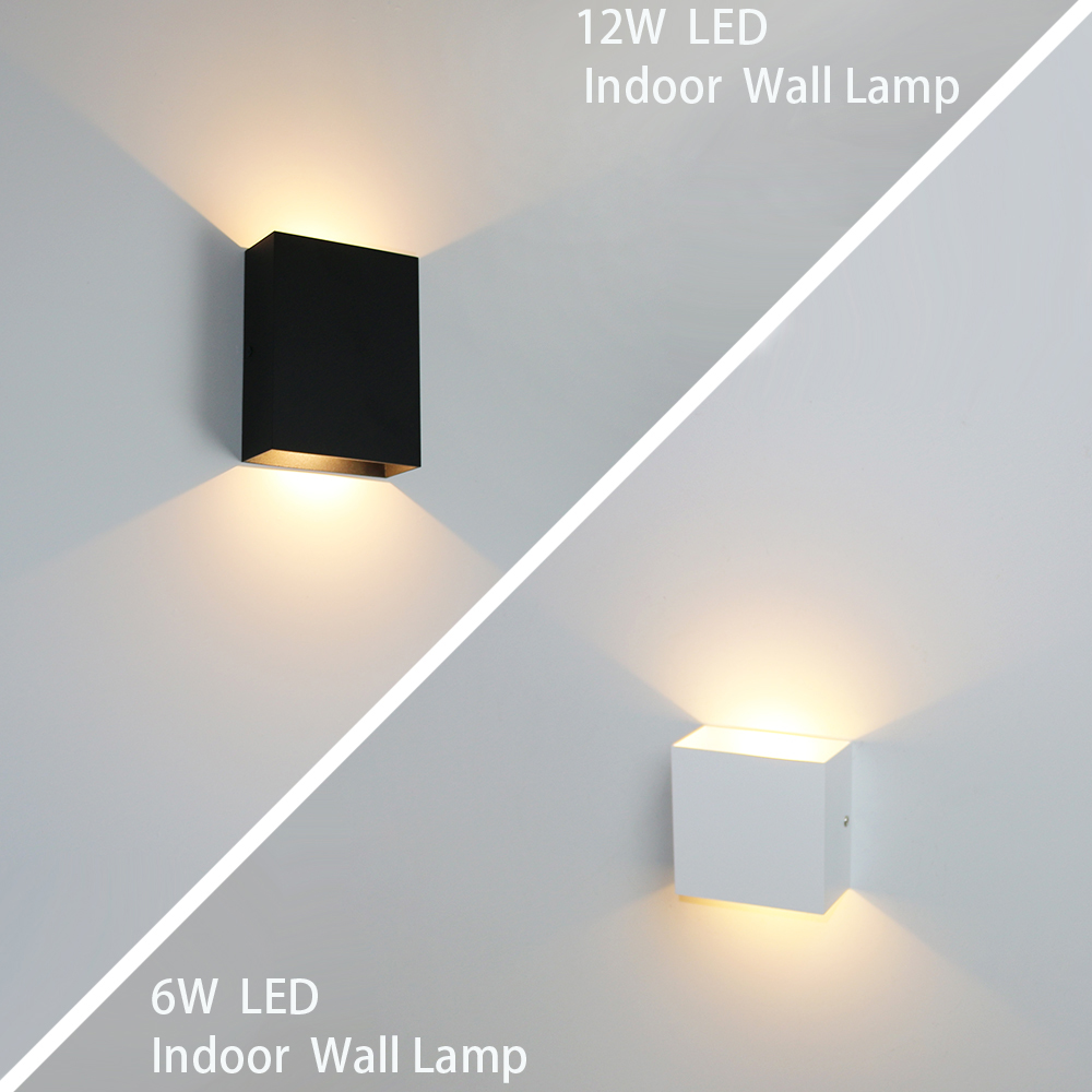 Modern Square 6W 12W LED Indoo - Decor Lighting Cy 评论和价格