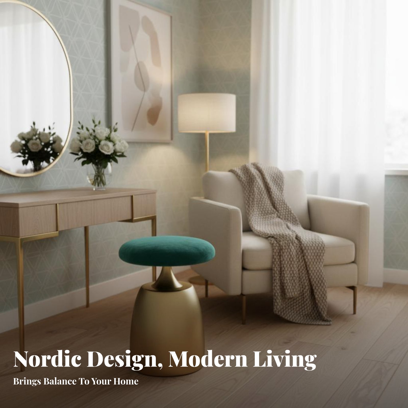 Round Upholstered Pouf Light L - Furniture Lighting & Decor Magazine 评论和价格