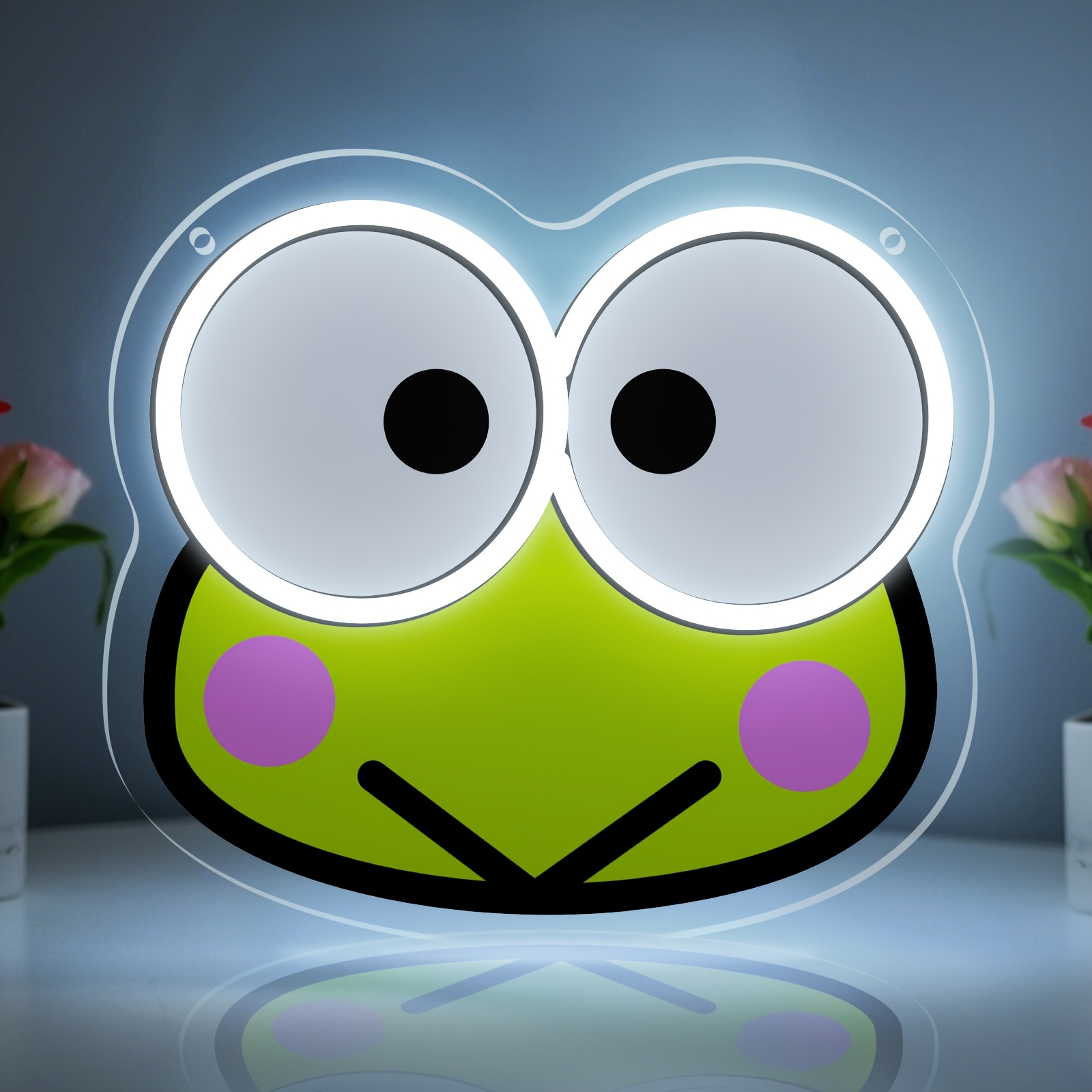 Keroppi Neon Sign Big-Eyed Fro - Lighting Room Decor Items 评论和价格
