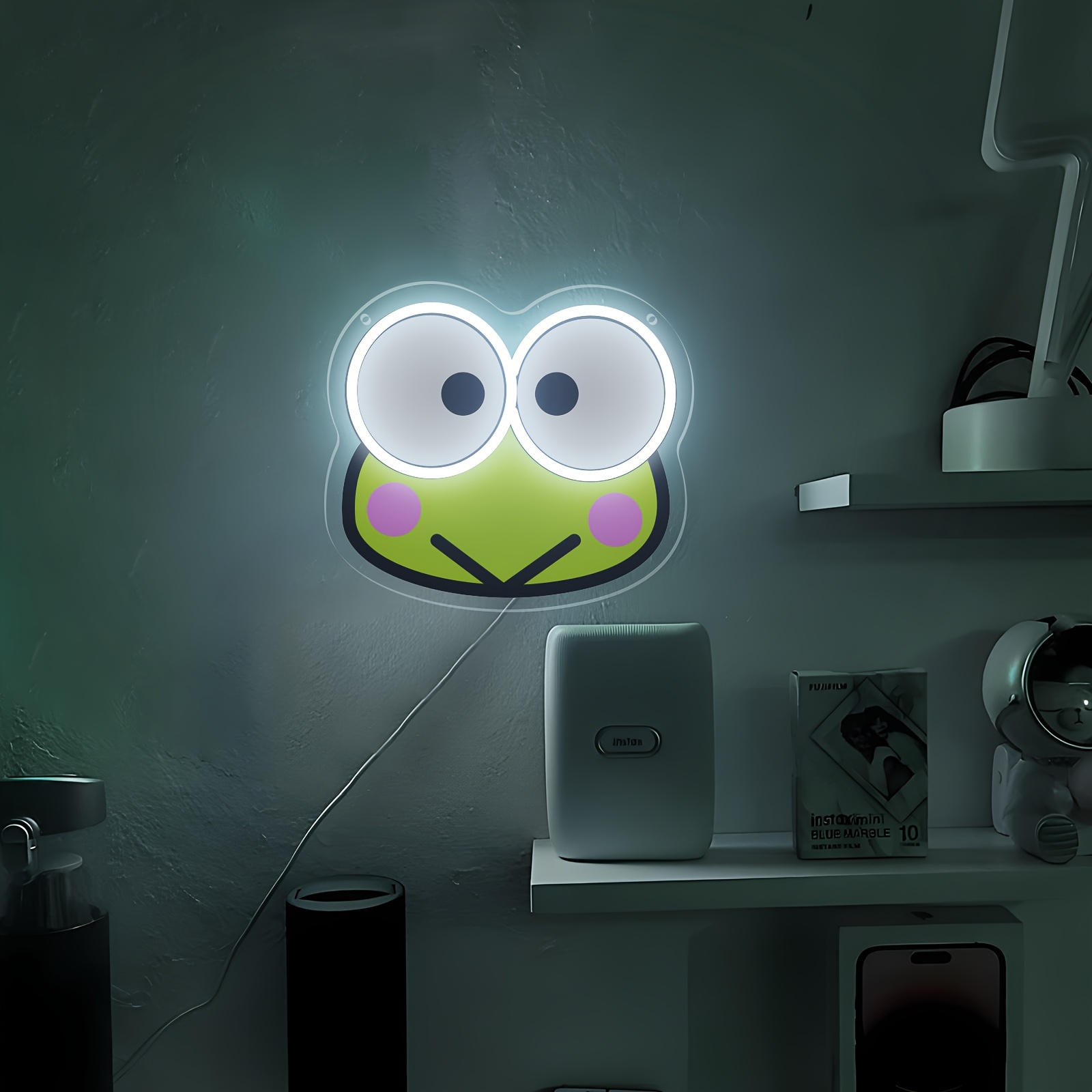 Keroppi Neon Sign Big-Eyed Fro - Lighting Room Decor Items 评论和价格
