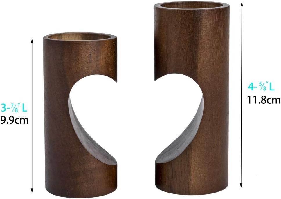 Wood Tealight Candle Holders,  - Candle Holder Set 评论和价格